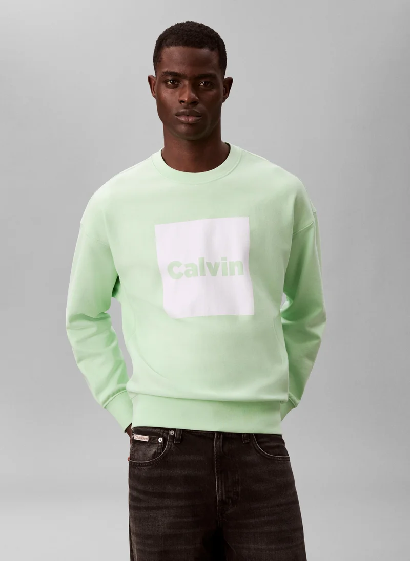 Premium Fleece Logo Graphic Relaxed Sweatshirt